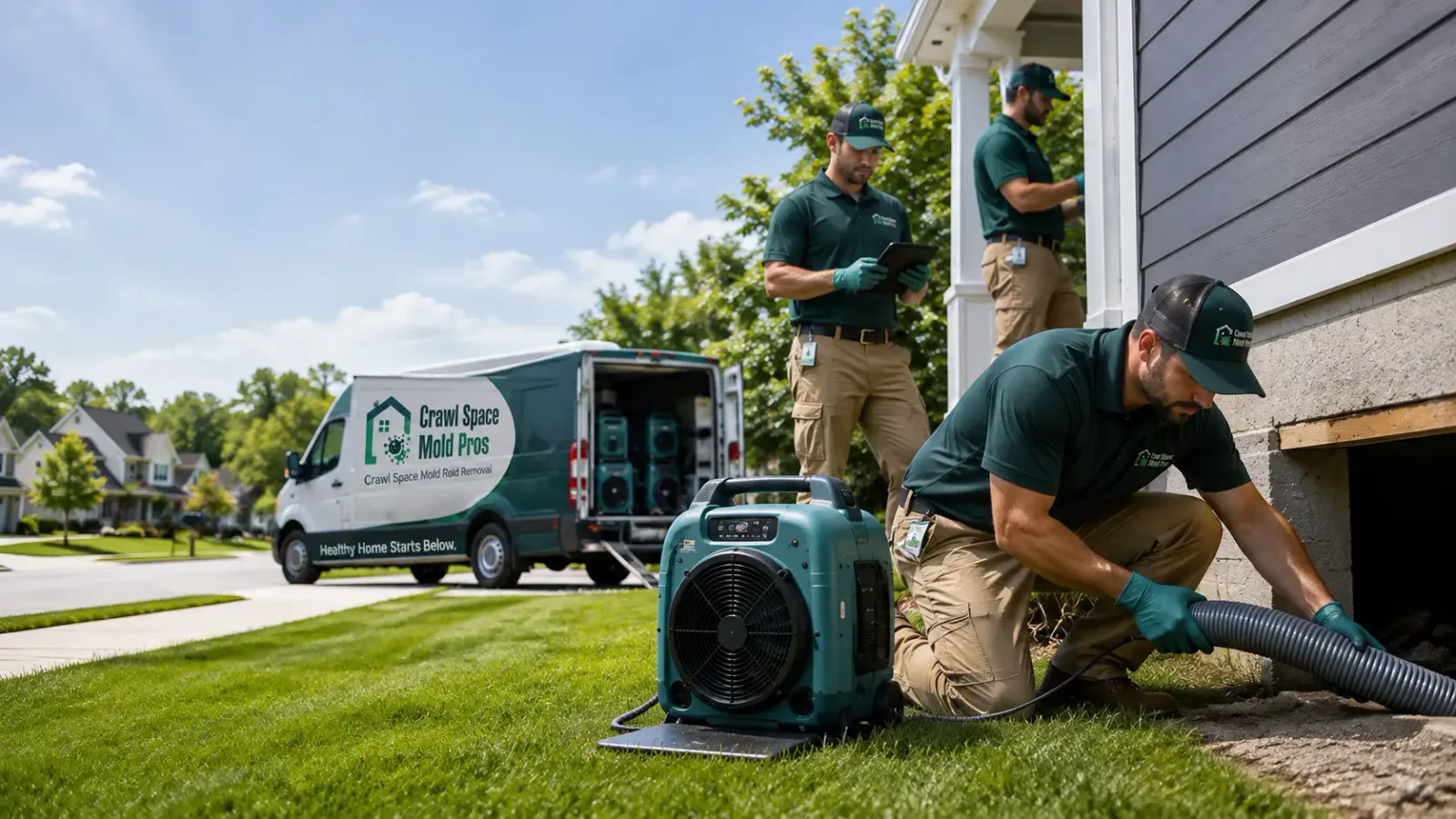 Crawl Space Mold Removal in Brooks, MN